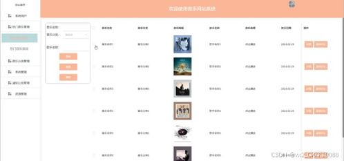 SpringBoot音樂網站系統設計與實現